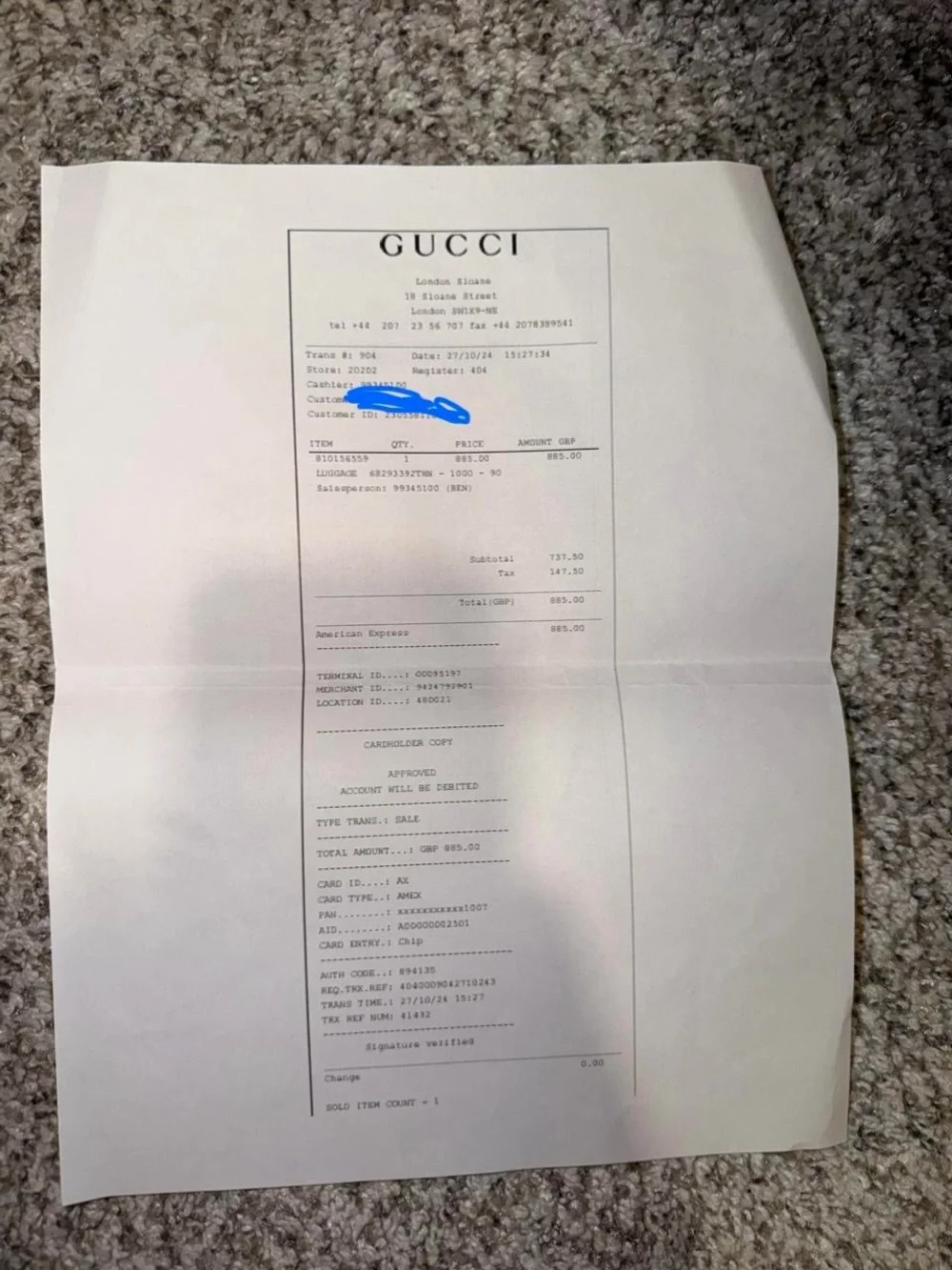 Gucci Black GG Monogram Belt Bag with Tonal Leather Trim